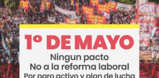 Este miércoles 1º de Mayo, agrupaciones sociales realizarán un acto independiente en Plaza Ramírez