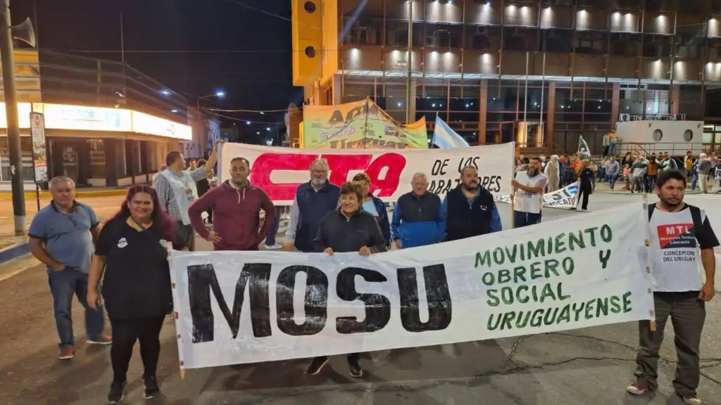 Movimientos sociales se movilizaron en Plaza Ramírez