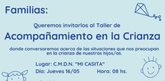 Brindarán talleres de acompañamiento en la crianza en los Centros de la Niñez Municipales