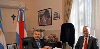 El presidente del STJER se reunió con el ministro de Seguridad y Justicia