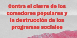 Nueva jornada de lucha Nacional contra el cierre de los comedores y la destrucción de los programas sociales
