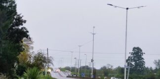 Choque en el ingreso a la ciudad