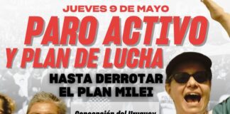 Este jueves 9 de mayo paro activo y plan de lucha, habrá movilización en todo el país
