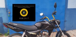 Esta mañana; Secuestran una moto adulterada