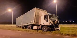 Autovía: Dos camiones chocaron a pocos metros al ingreso a la ciudad