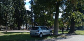 Gualeguaychú: Accidente en Plaza San Martín deja un lesionado