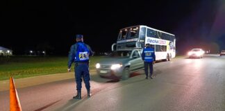 Pasajero detenido al intentar ingresar a la ciudad de Federación con Cocaína