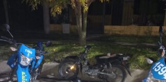Dos mtovehículos secuestrados en operativos nocturnos