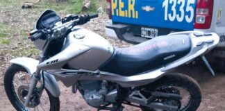 Recuperan una moto en un allanamiento realizado por Comisaría Tercera