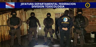La policía de Entre Ríos continúa con la lucha contra el Narcotráfico – Allanamientos y Detenciones, Secuestro de Marihuana y Cocaína