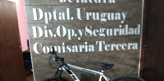 Secuestran bicicleta abandonada en inmediaciones del Club Atlético Almagro