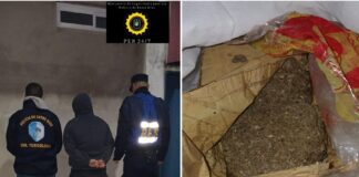 Secuestraron un ladrillo de Marihuana