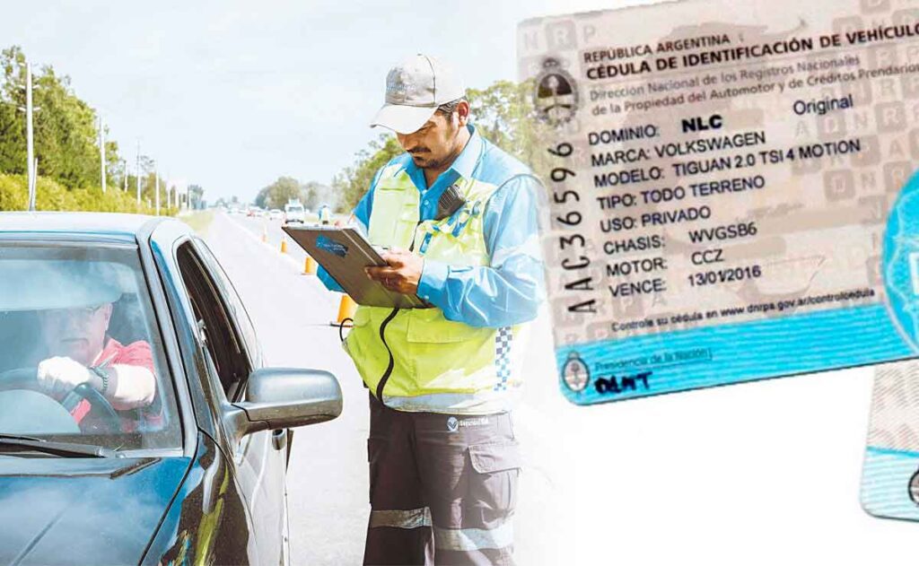 ANSV comunicó que aún sigue en vigencia la tarjeta azul en los controles