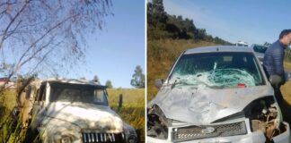 Siniestro vial en la Autovía Artigas