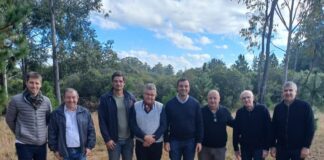 Aldo Montañana se reunió en Puerto Yeruá para reactivar un Proyecto Termal