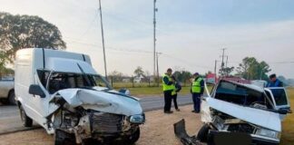 Fuerte choque en la ex Ruta 26