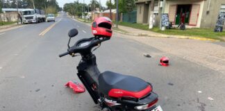 Dos mujeres fueron hospitalizadas tras ser chocada por un auto que se dio a la fuga