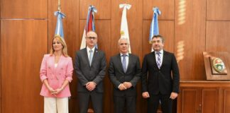 Frigerio y el presidente de la Suprema Corte de Justicia de Buenos Aires dialogaron sobre seguridad y justicia