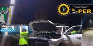 Dpto Colón: Secuestran una camioneta robada en Buenos Aires
