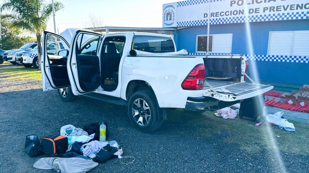 Secuestro 500 kilos de explosivos en operativo policial GELAMON Uruguayenses