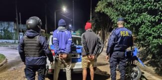 Detenidos por daños a un vehículo y robo de elementos