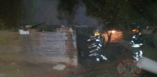 Incendio en una vivienda en Lucilo López y 21 del Oeste