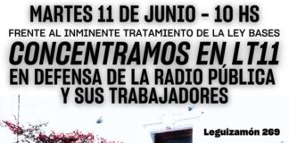 Convocatoria: Concentración en Defensa de los Medios Públicos y Derechos Laborales este Martes 11 de Junio