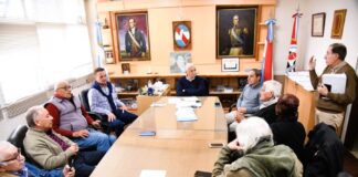 Lauritto se reunió con autoridades del Centro Uruguayense de Jubilados Municipales