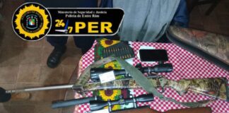Secuestro de armas y municiones en Colonia Perfección Norte tras una denuncia por violación de medidas restrictivas