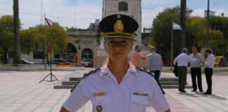 Etelvina Piccini, primera mujer subjefa de la Departamental Tala