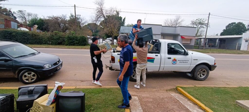 Gran Éxito en la 1° Campaña de Recolección de Residuos Electrónicos en Villa Mantero