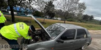 Secuestro vehicular en el Puesto Bella Vista: Circulaba con motor adulterado