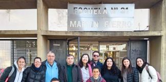 Estudiantes de Nutrición realizaron controles a niños de la Escuela Martín Fierro