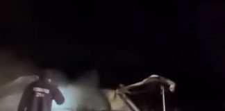 Un vehículo se incendió en la Autovía Artigas por un desperfecto mecánico