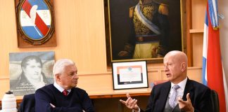 Lauritto se reunió con el presidente de la delegación argentina de CARU