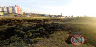 Bomberos intervinieron en un incendio de pastizales en Zona del Hospital Urquiza