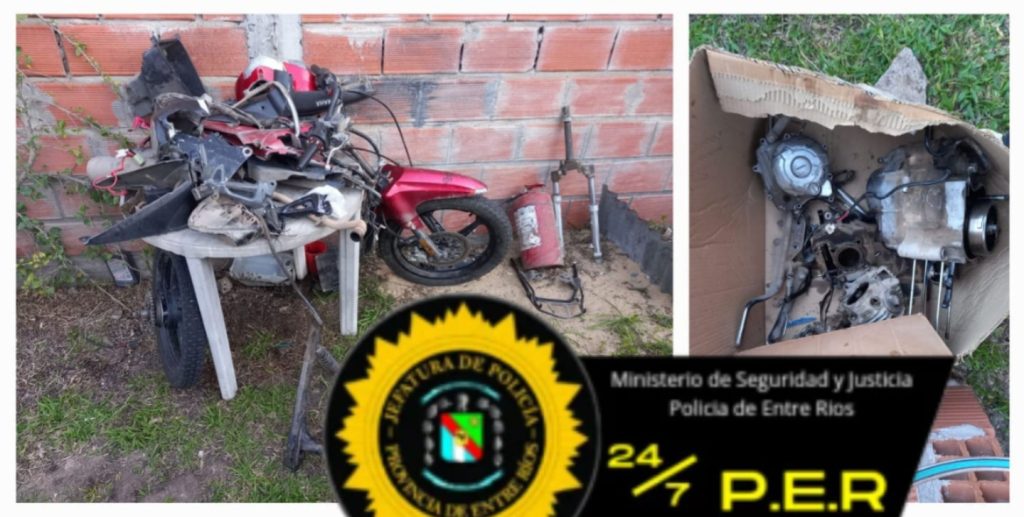Concepción del Uruguay: Secuestran motores con pedido de secuestro
