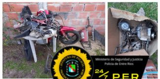 Concepción del Uruguay: Secuestran motores con pedido de secuestro