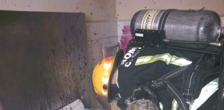 Principio de incendio en una vivienda del Barrio 144 Viviendas