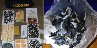 Incautan drogas y detienen a dos hombres en Santa Elena en operativo conjunto