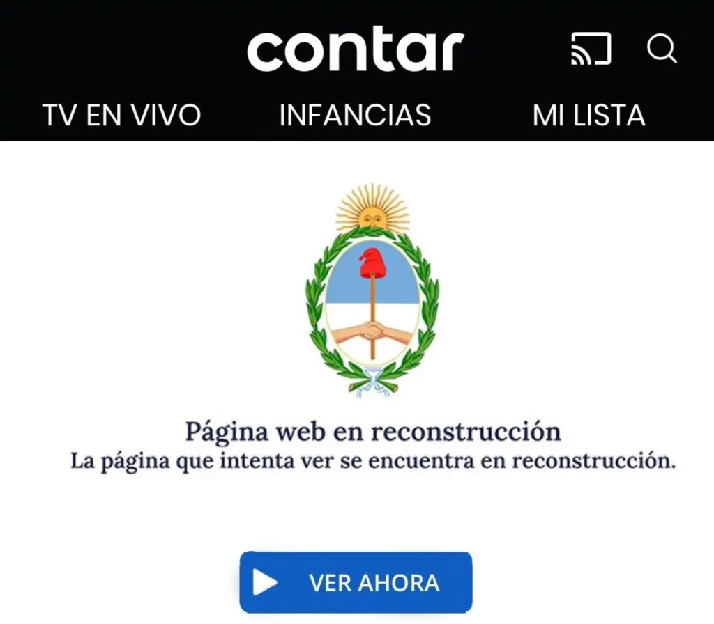 El gobierno cerró la plataforma gratuita Cont.ar