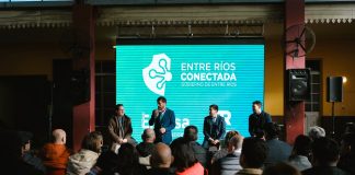Frigerio presentó Entre Ríos Conectada en Diamante