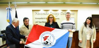 La ciudad recibió a integrantes de la Comisión del Río Rin