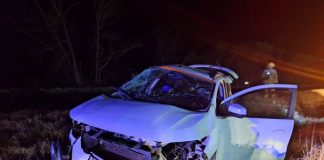 Ruta Nacional N° 12: Una mujer resulta gravemente herida tras despiste de su camioneta