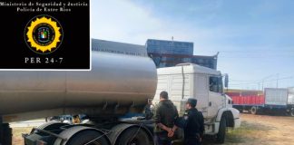 Detenido por hurtar combustible en una estación de servicio: Su cómplice huyó en una camioneta