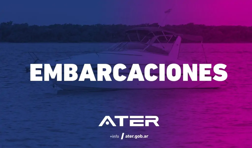 ATER recuerda el plazo para actualizar valuaciones de embarcaciones