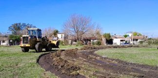 Comenzó la construcción de la pista de atletismo del Centro de Educación Física de Gualeguaychú