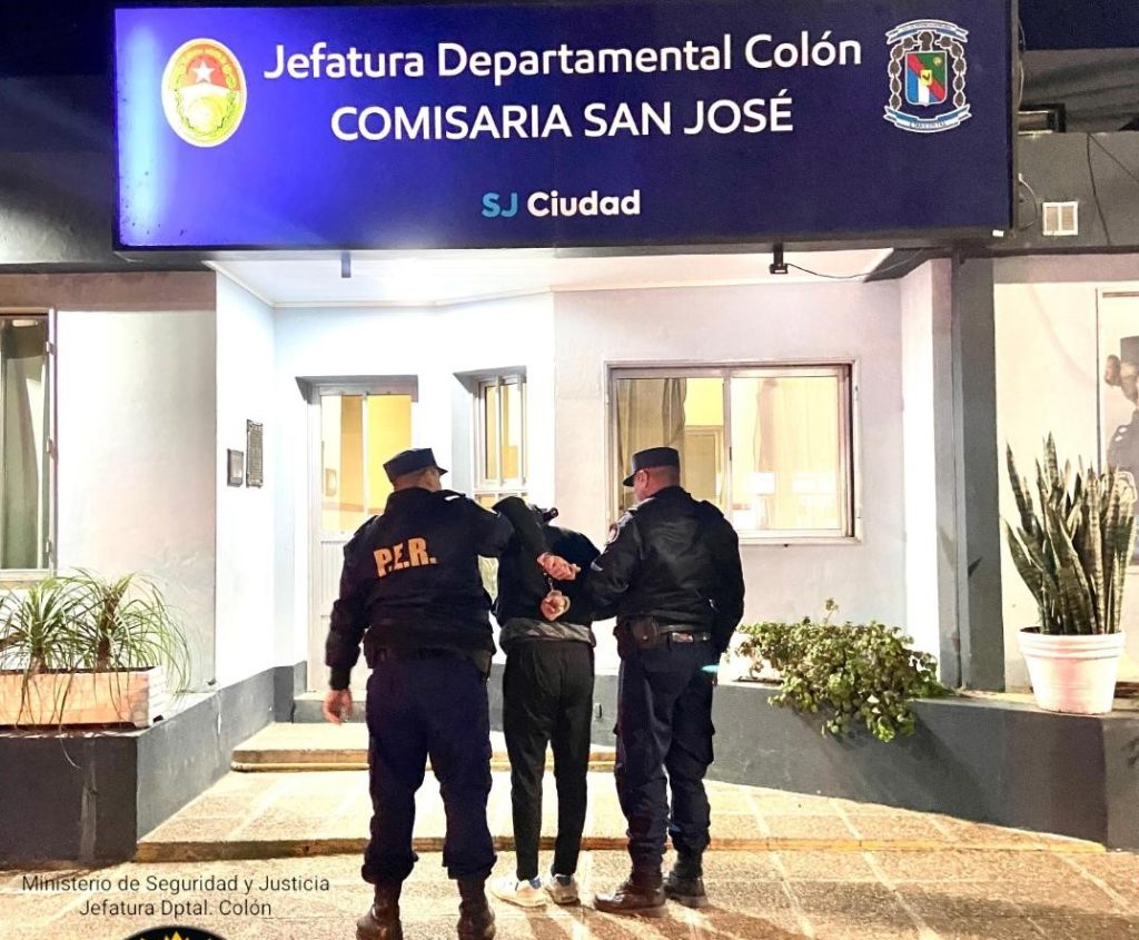 San José: Robo a mano armada, Detuvieron al presunto implicado
