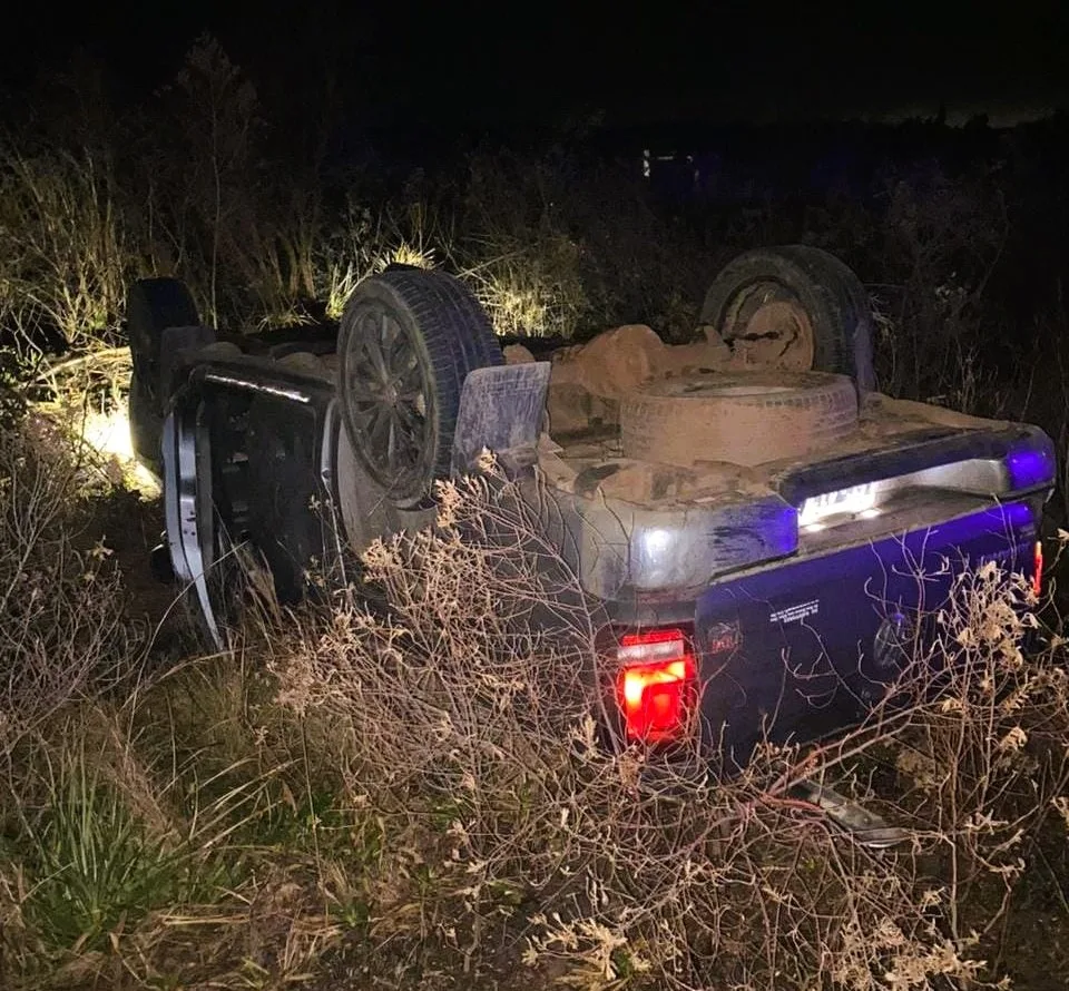 Accidente en la Autovía Nacional Nº 14: Vuelco de una camioneta
