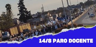 Paro Provincial y rechazo de la Esencialidad Educativa